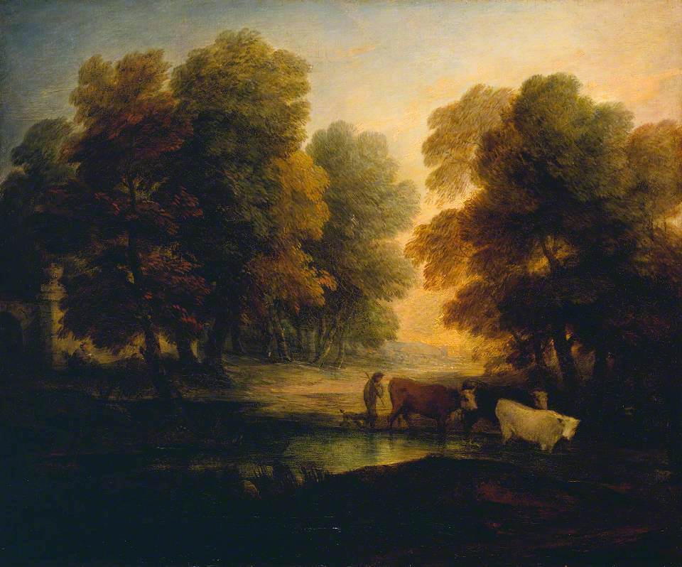 Thomas Gainsborough, Boy Driving Cows near a Pool