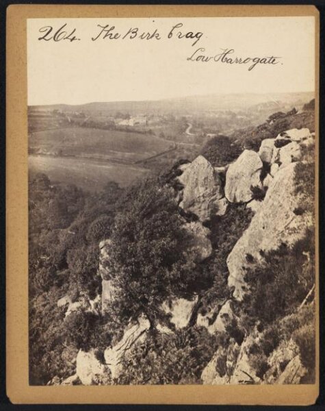 Francis Frith, The Birk Crag.  Low Harrogate