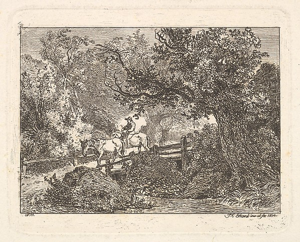 Johann Christoph Erhard, The Peasant on Horseback and the Riderless Horse