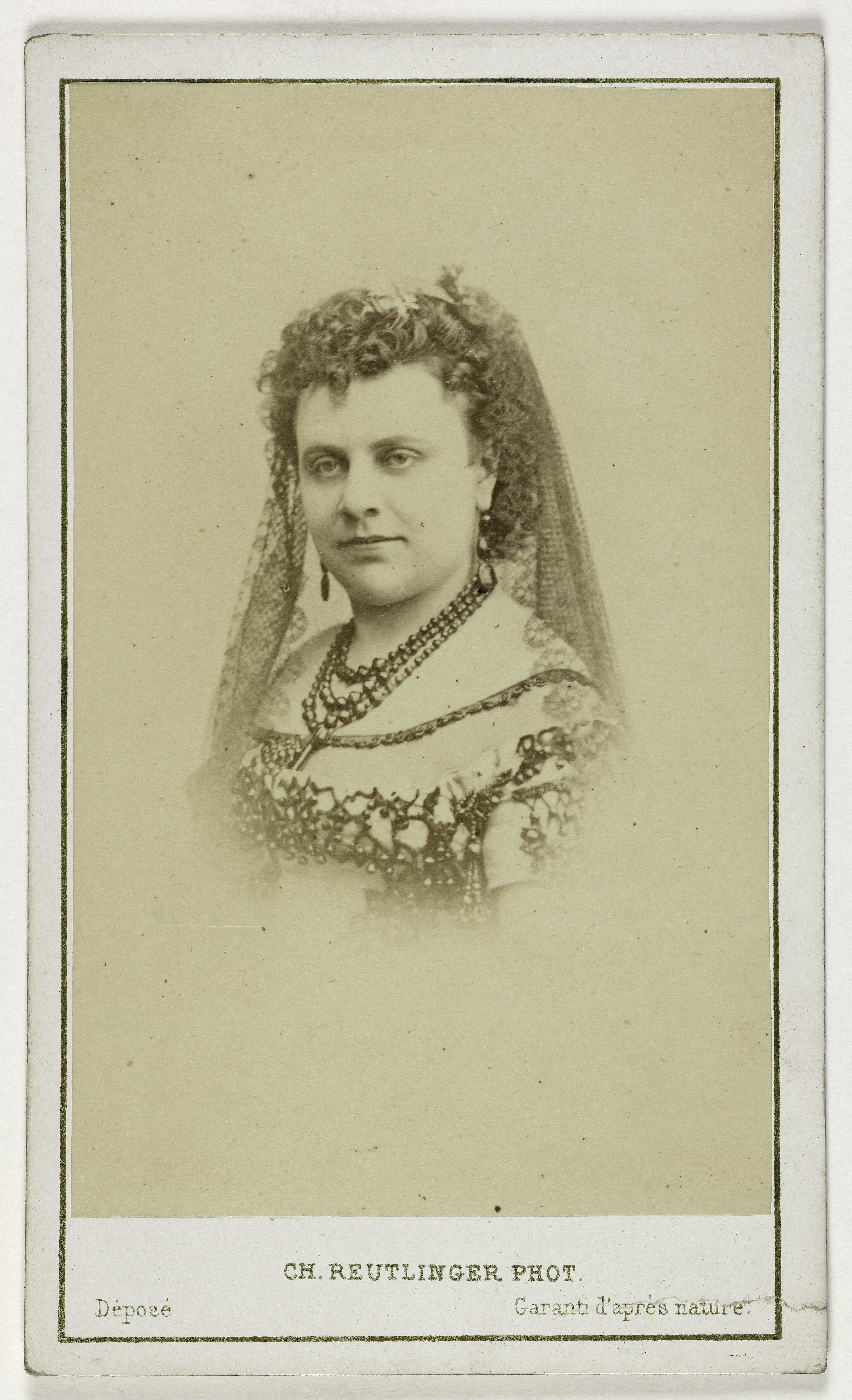 Charles Reutlinger, Portrait de Gueymard Pauline, (1834-), (actrice, chanteuse lyrique)