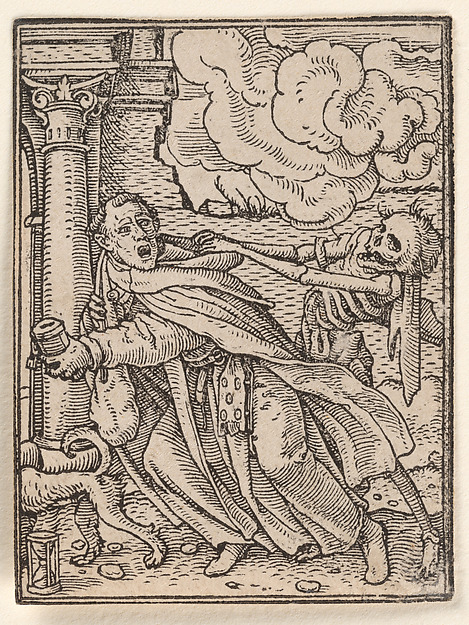 Hans Holbein the Younger, The Monk (or Mendicant), from "The Dance of Death"