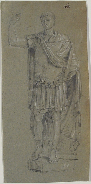 Anonymous, French, 18th century, Classical Male Nude Statue