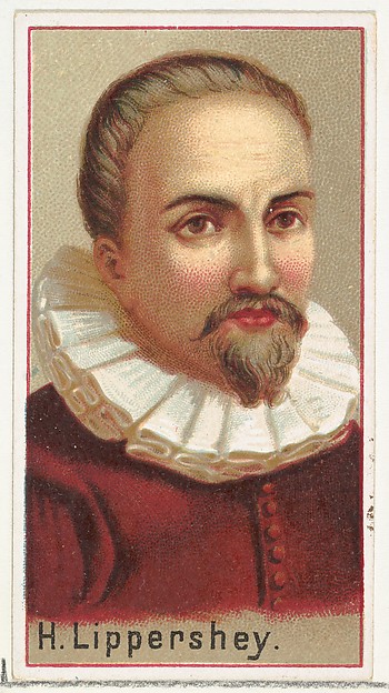 Allen & Ginter, H. Lippershey, printer's sample for the World's Inventors souvenir album (A25) for Allen & Ginter Cigarettes