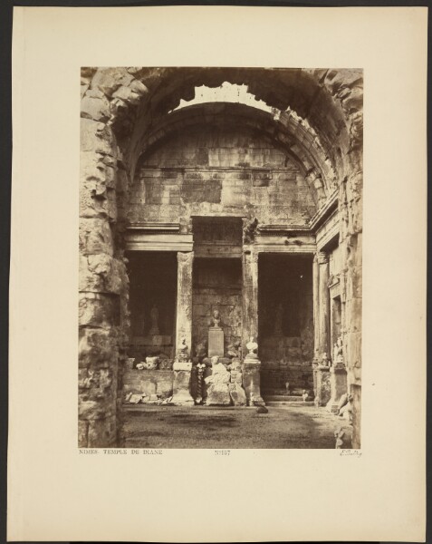 Édouard Baldus, Nimes, Temple de Diane