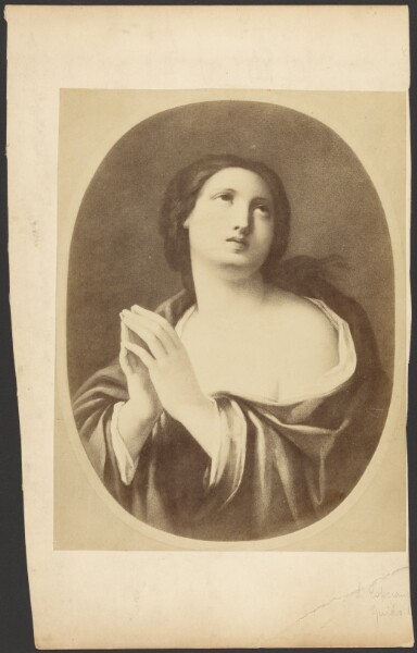 Unknown, [Painting of woman praying]