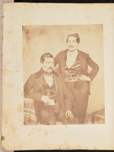 Jakob Höflinger, [Portrait of two men]