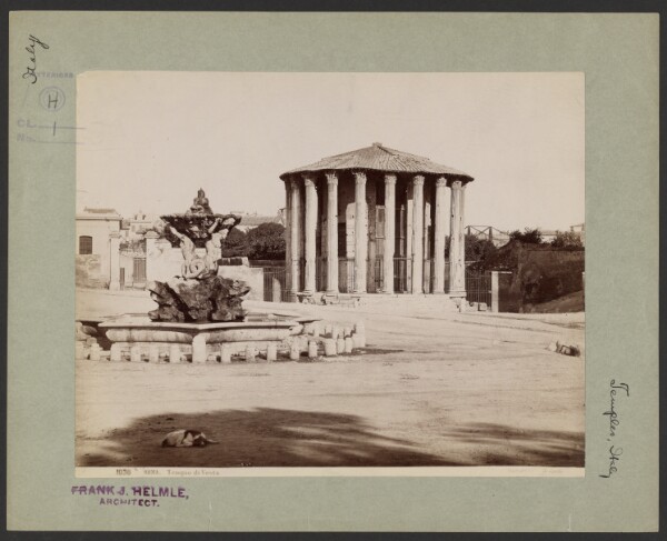Giorgio Sommer, Rome, Temple of Vesta