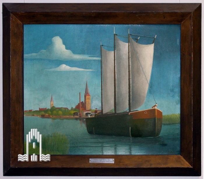 Konrad Adolf Lattner, Haffkahn auf der Peene