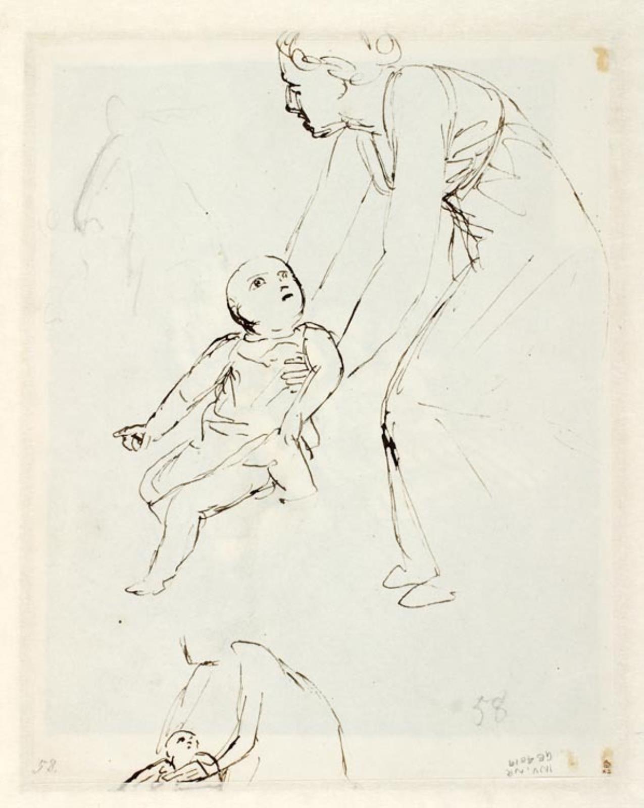 C.W. Eckersberg, Skitser af en mor med sit barn
