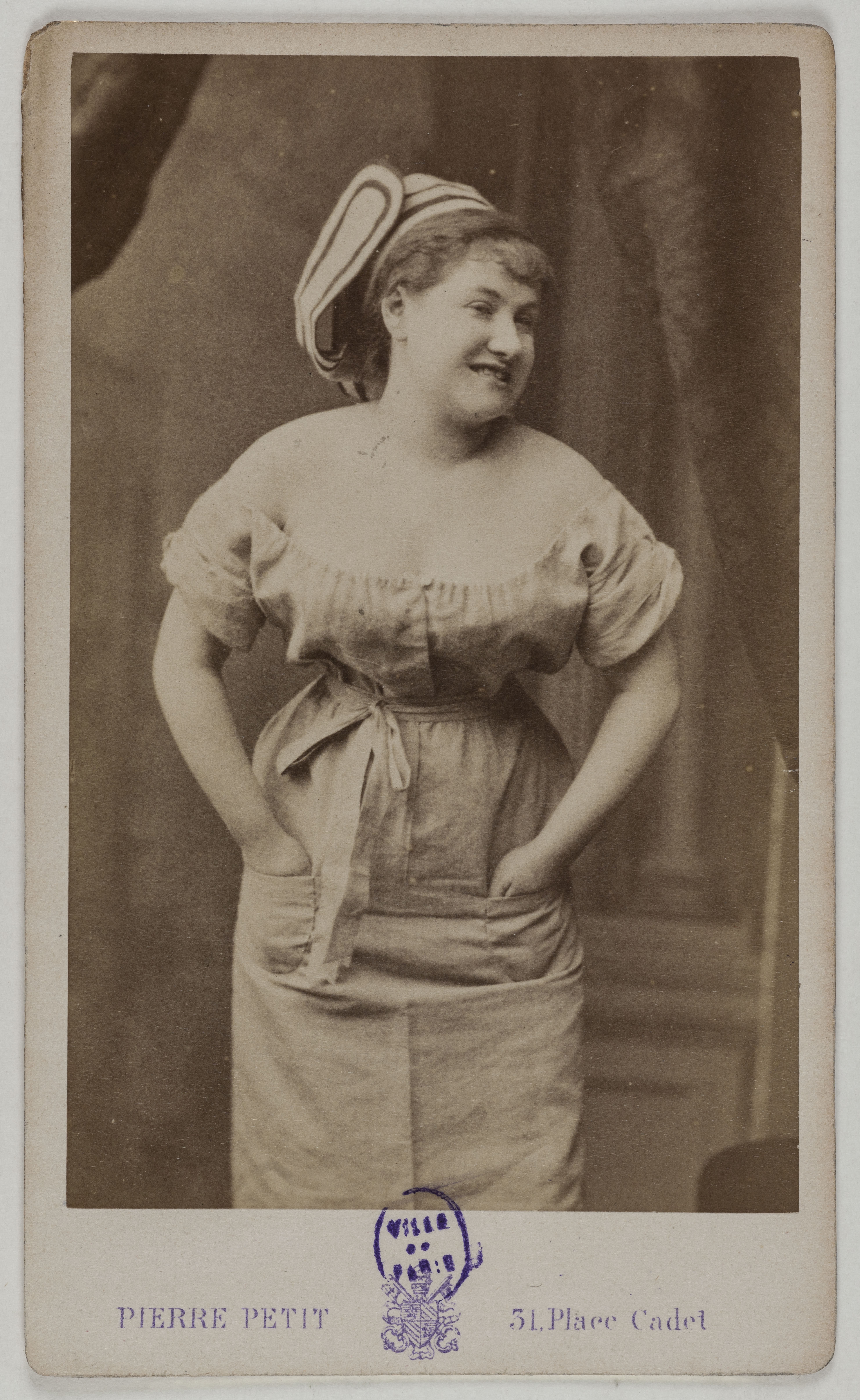 Pierre Petit, Portrait de Delaunay Blanche, (actrice)