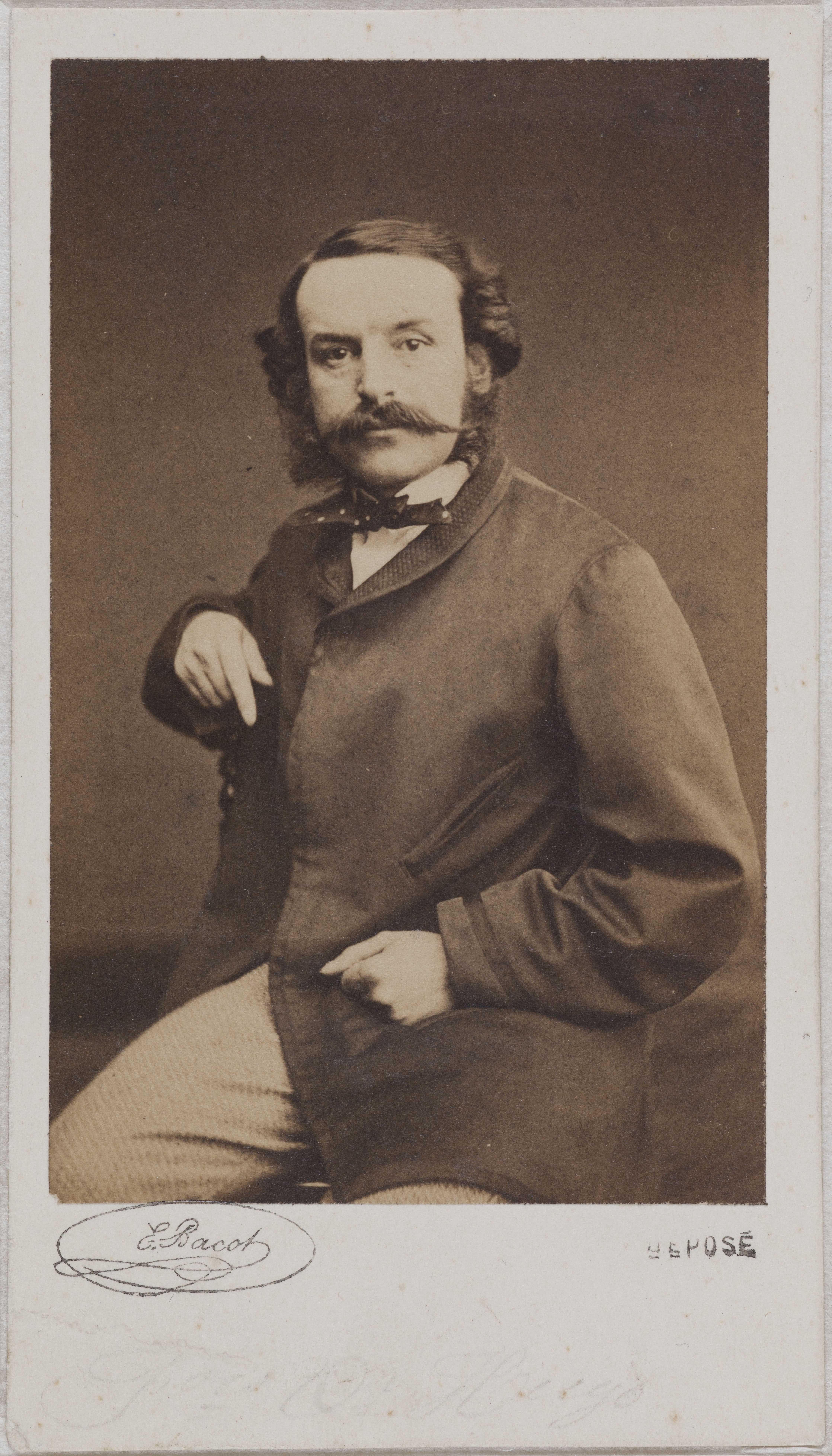 Edmond Bacot, François-Victor Hugo à Hauteville House