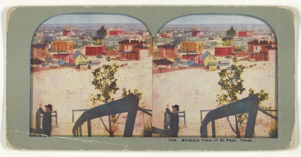 Unknown, Bird's Eye View of El Paso, Texas.