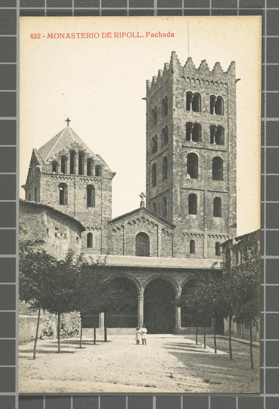 Desconegut, 422 - Monasterio de Ripoll. Fachada