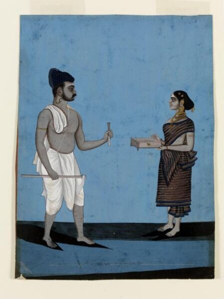 Unknown, A carpenter and his wife