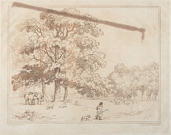 Thomas Rowlandson, A Park Landscape