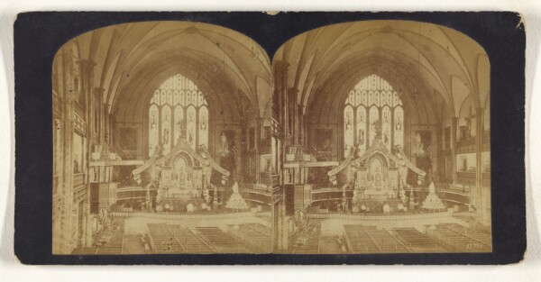 William Notman, Interior of French Cathedral, Montreal.
