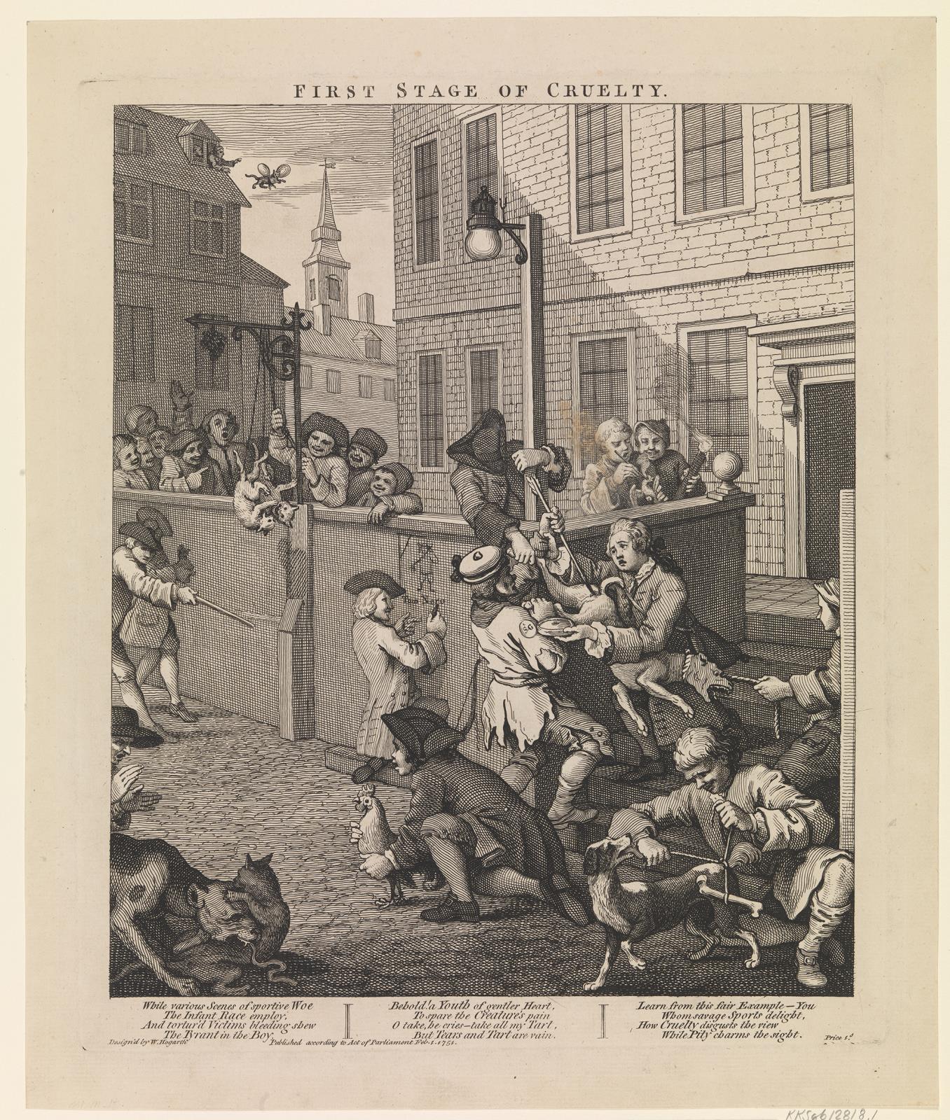 William Hogarth, Grusomhedens første stadium