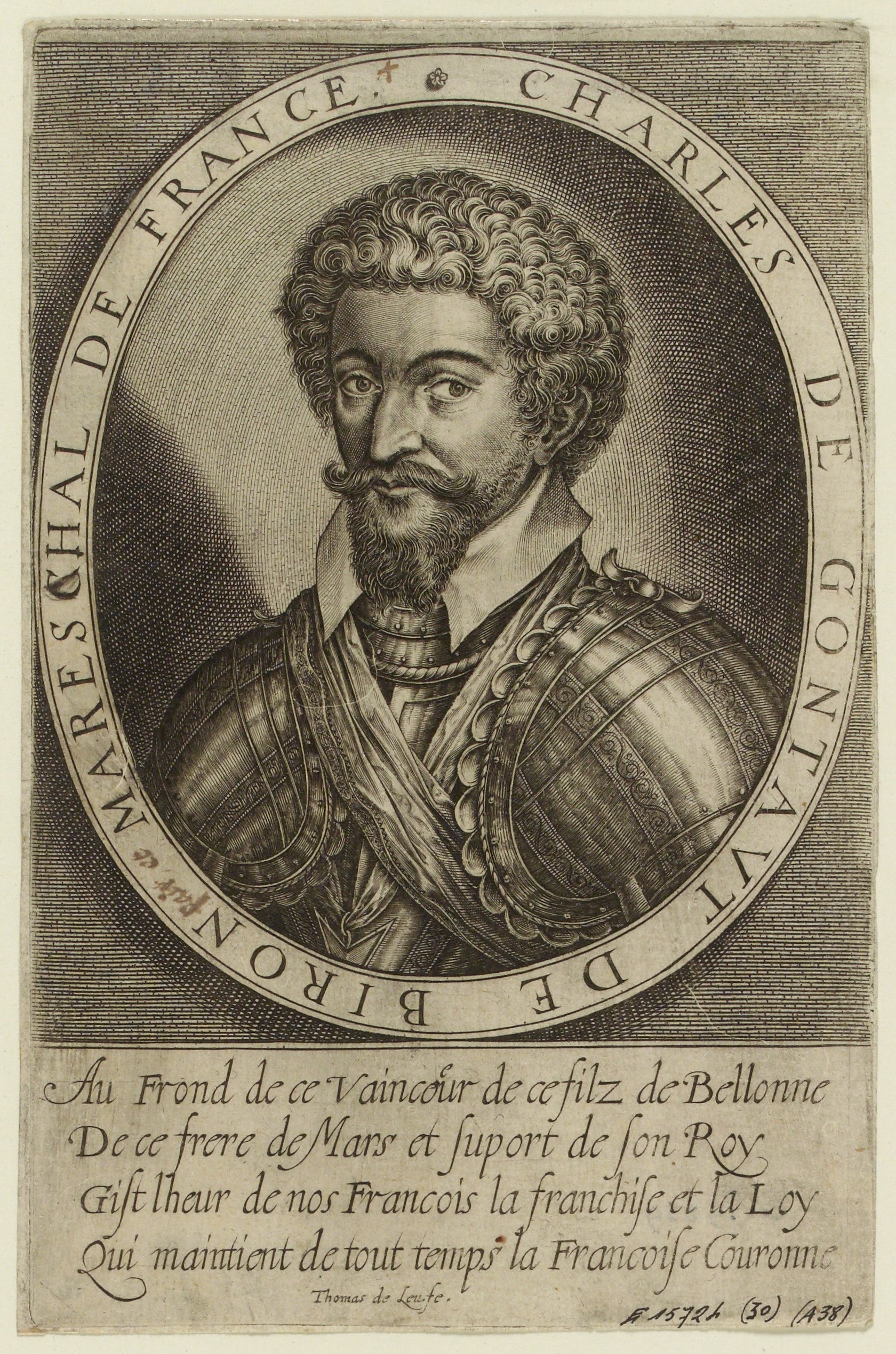 Thomas de Leu, Charles de Gontaut de Biron Mareschal de France (IFF 241)