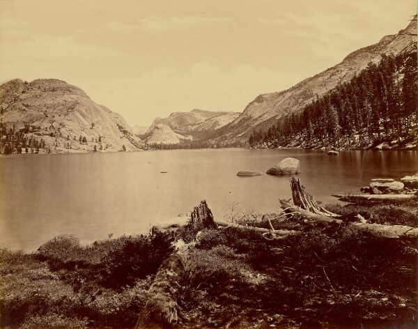 Eadweard J. Muybridge, Lake Tenaya. Sierra Nevada Mountains.