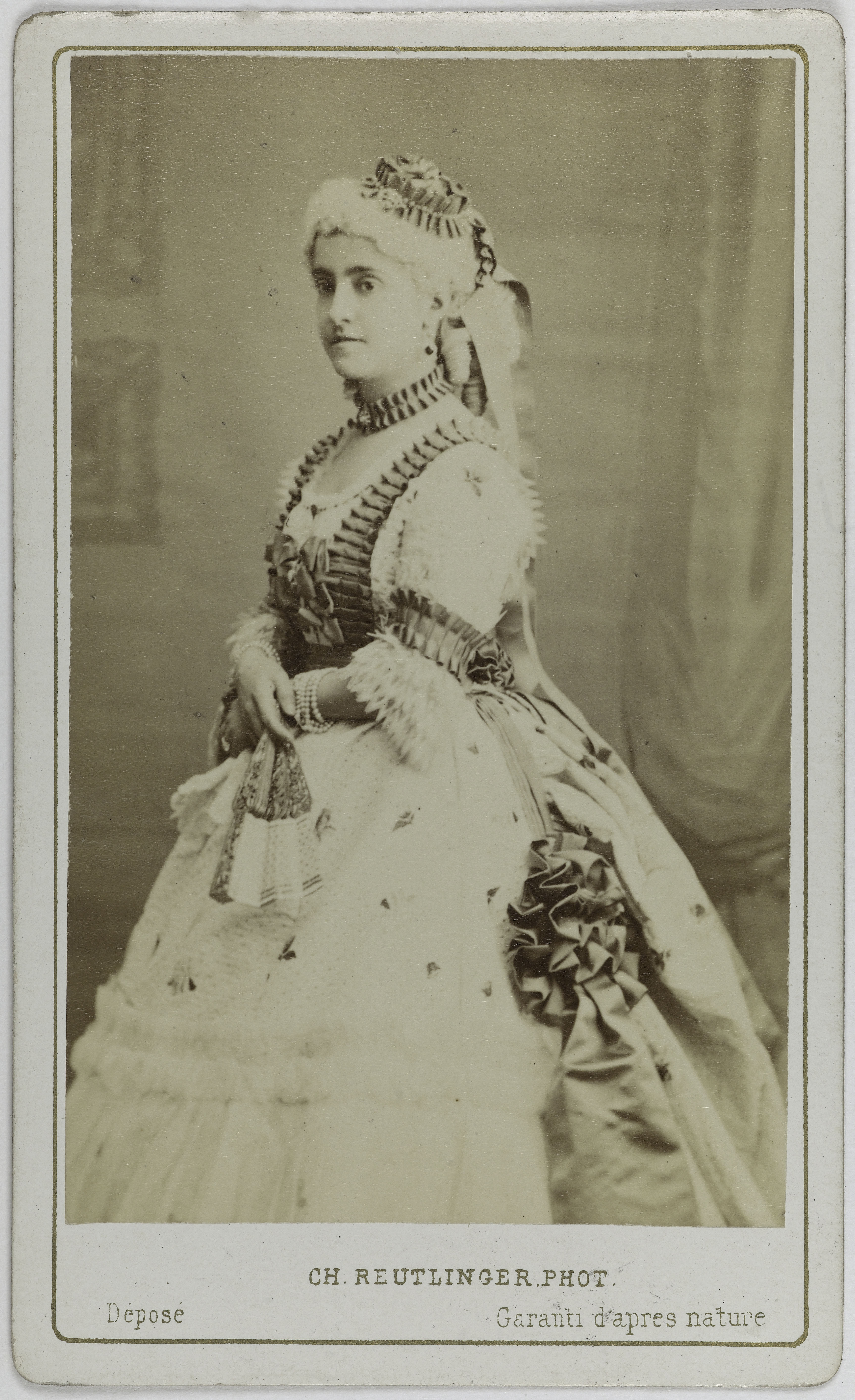 Charles Reutlinger, Portrait de Patti Adelina, (Adela-Juana-Maria, dite), (1843-1919), (chanteuse lyrique)