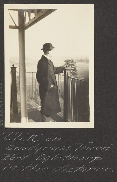 Unknown, [View of Tom Reid on Snodgrass Tower]