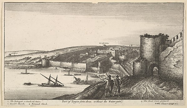 Wenceslaus Hollar, Part of Tangier from aboue, without the Water-gate, from "Views of Tangier"