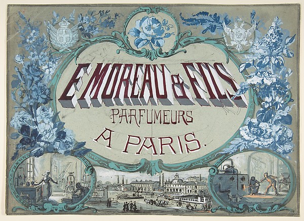Anonymous, French, 19th century, E. Moreau & Fils, Parfumeurs à Paris