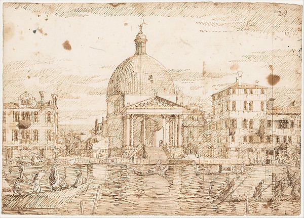 Bernardo Bellotto, San Simeone Piccolo, Venice, Seen from the Grand Canal