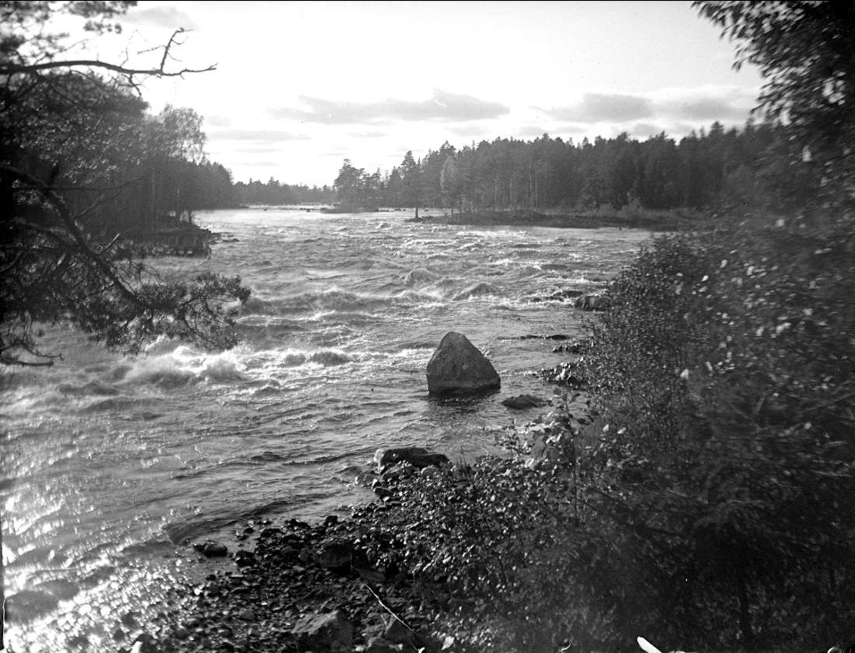 August Fredrik Schagerström, The Lanforsen at Älvkarleö, Älvkarleby parish, Uppland in 1924