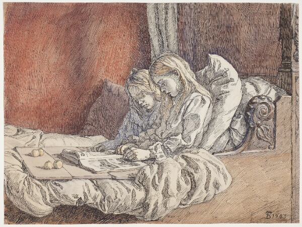 Fritz Syberg, To rekonvalescenter