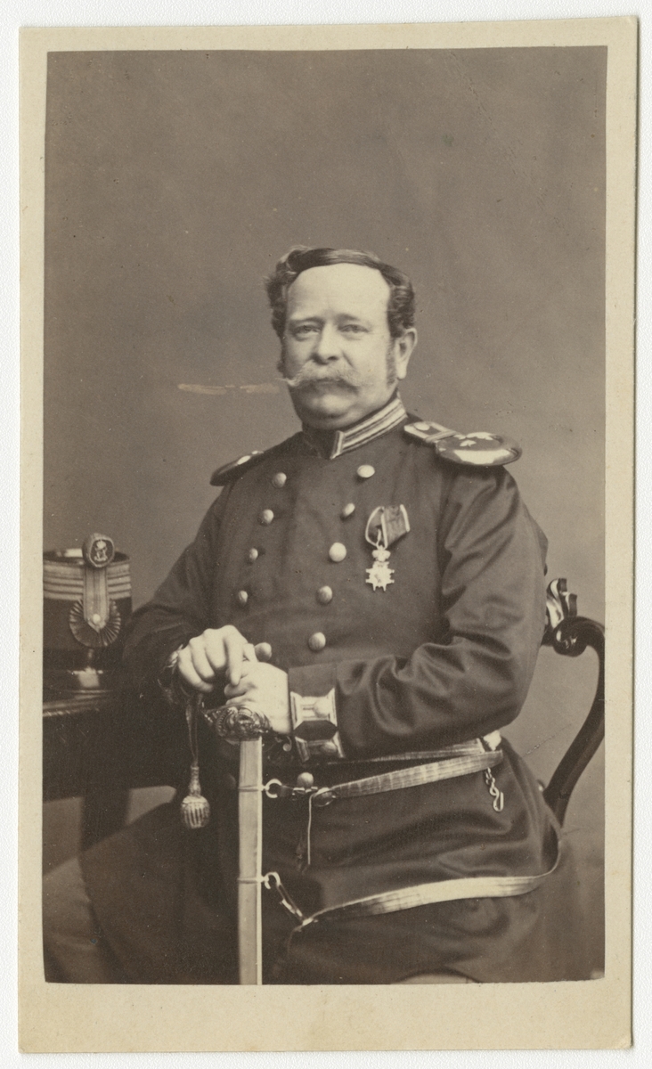 Johannes Jaeger, Porträtt av Carl Gustaf Waller, kapten vid Västmanlands regemente I 18.