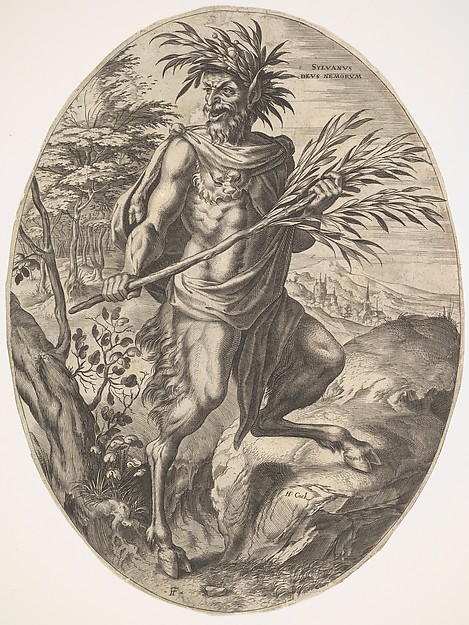 Cornelis Cort, Sylvanus, from "The Rural Gods"
