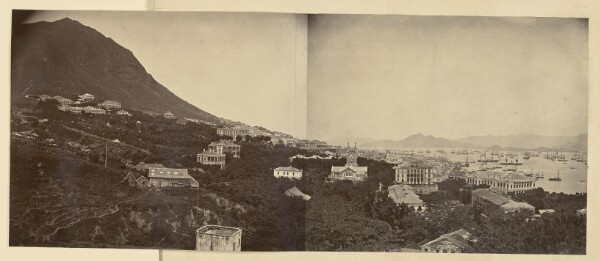 Unknown, [Two-part Panorama of Hong Kong]