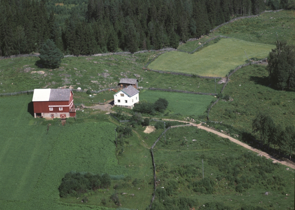 Widerøes Flyveselskap A/S, Flyfoto av Stapperud gard, Moelv, Ringsaker.