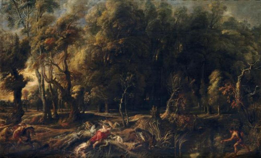 Peter Paul Rubens, Atalanta and Meleager Hunting the Calydonian Boar