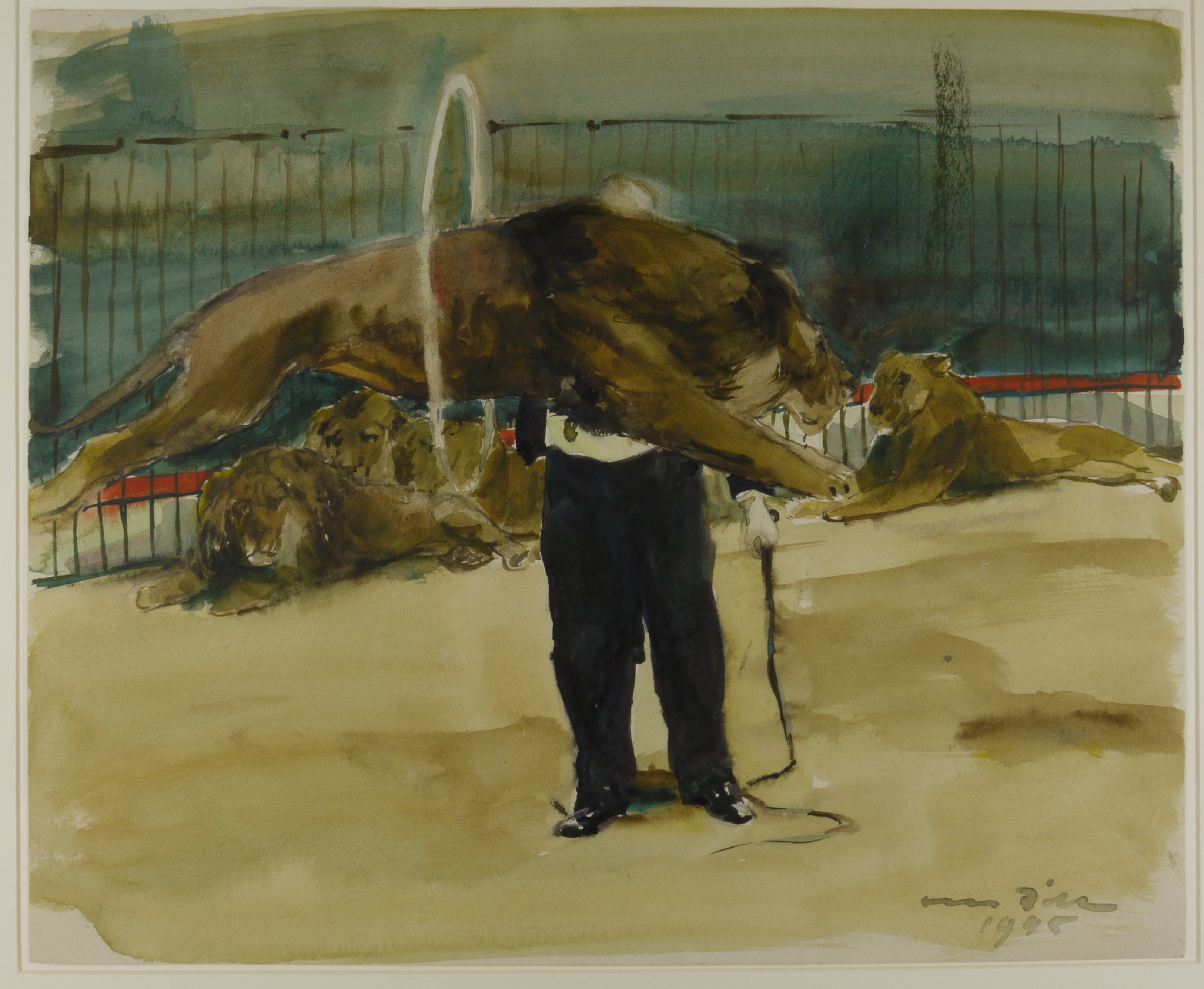 Otto Dill, Löwenbändiger