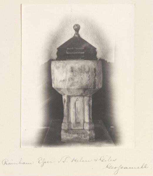 Scamell, George (Mr), National Photographic Record and Survey