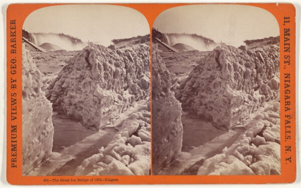 George Barker, The Great Ice Bridge of 1872 - Niagara.