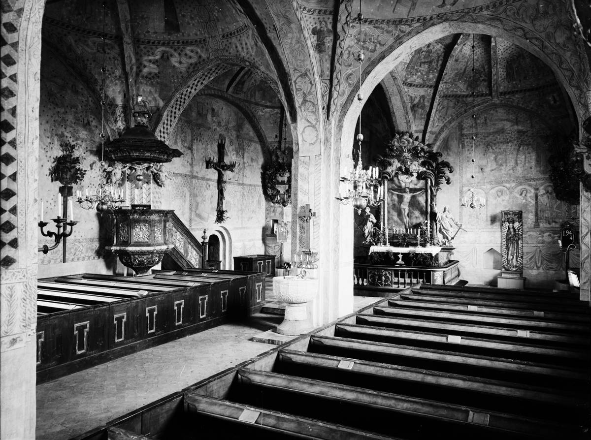 Skötsner-Edhlund, Church Interior, Knutby parish, Uppland