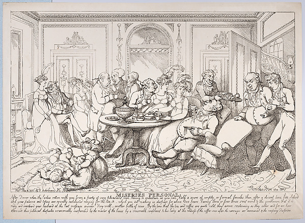 Thomas Rowlandson, Miseries Personal