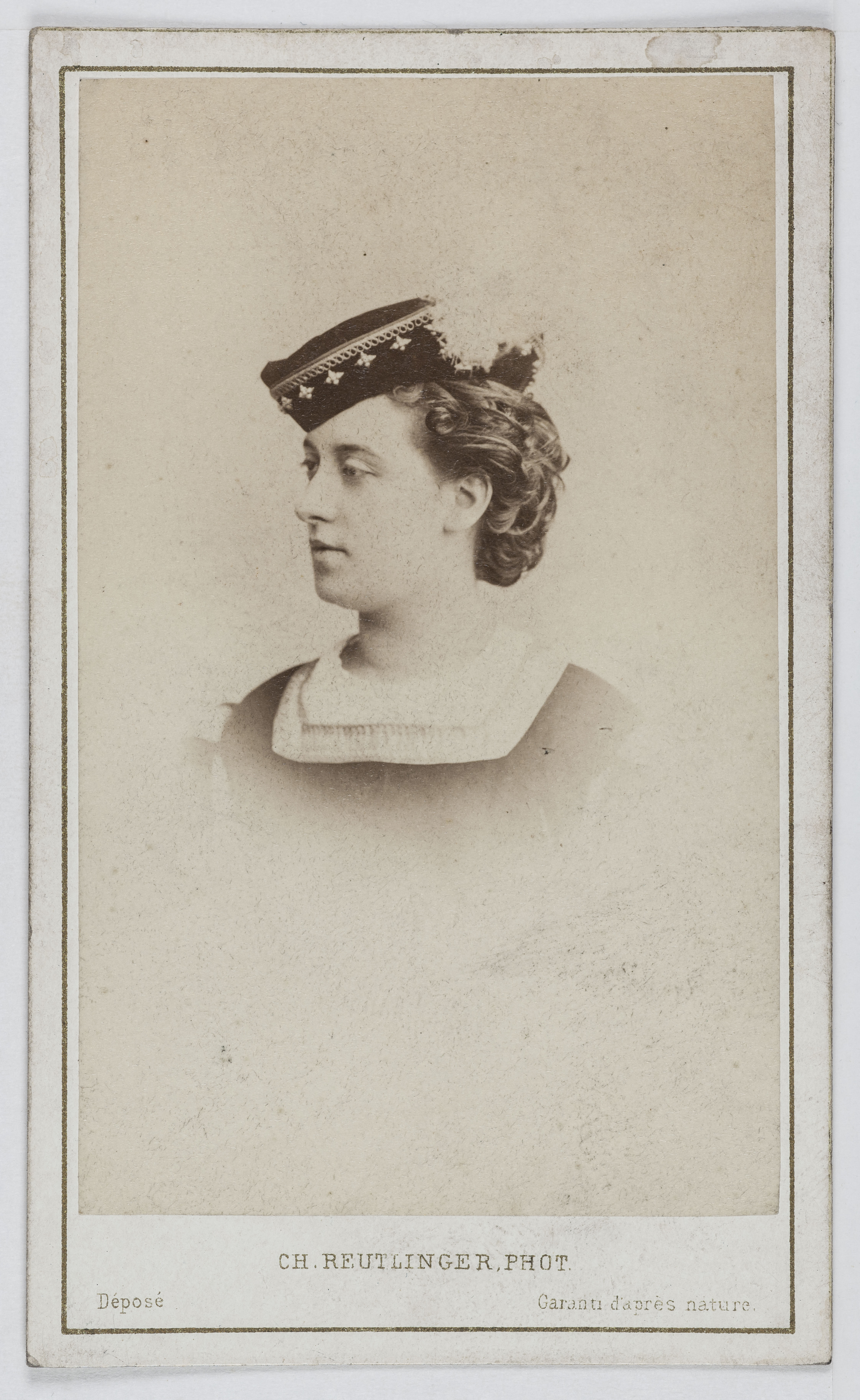 Charles Reutlinger, Portrait de Judith Sylvia, danseuse à l'Opéra.