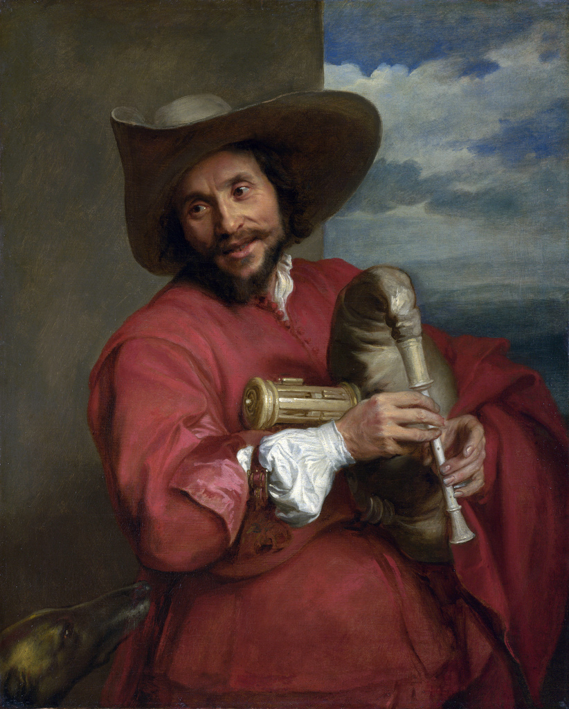 Anthony van Dyck, Portrait of François Langlois called Chartres or Ciartres
