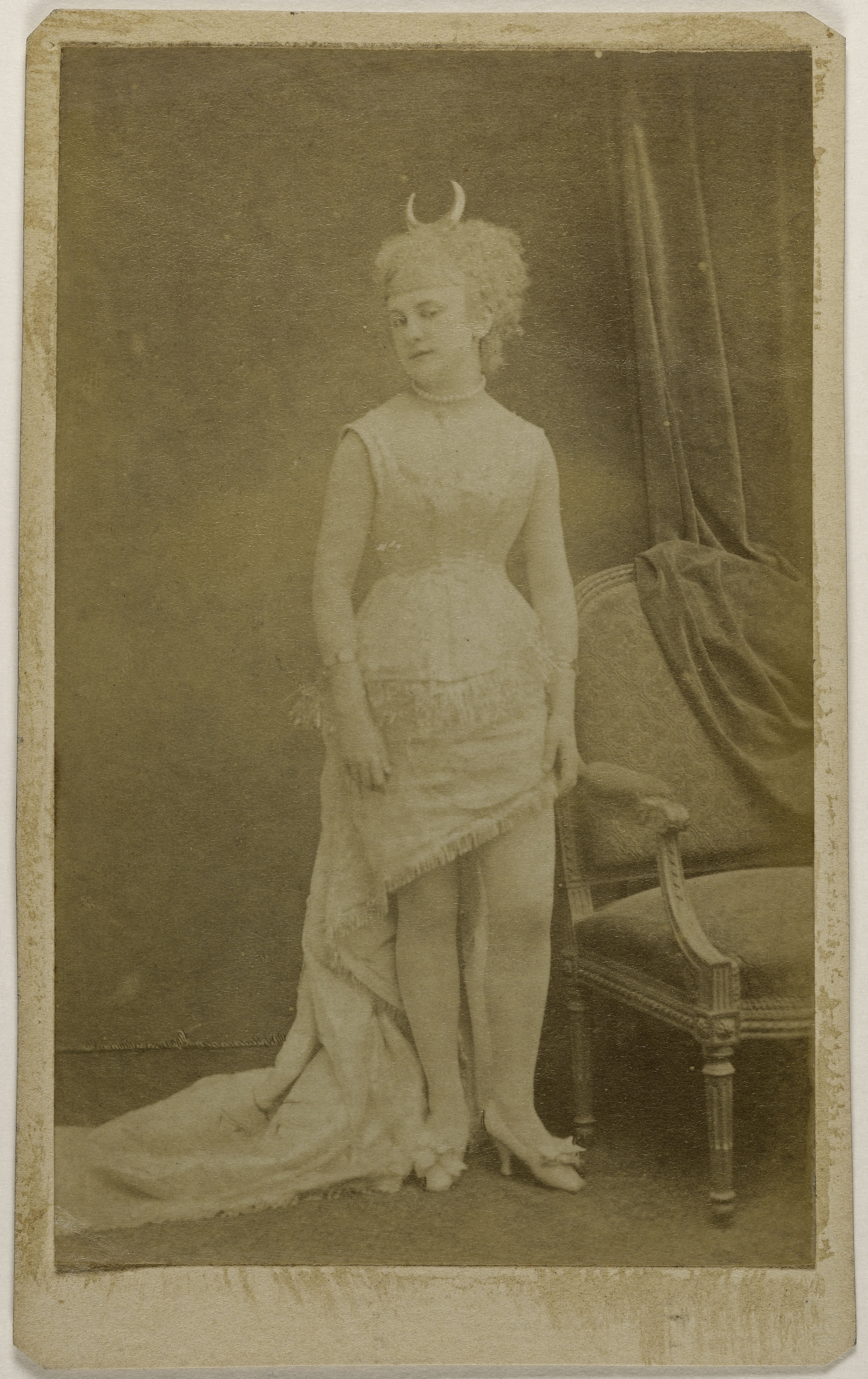 Anonyme, Portrait de Beaumaine (ou Baumaine), Juliette, (danseuse)
