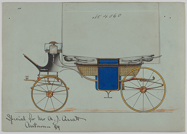 Brewster & Co., Design for Landau, No. 4060