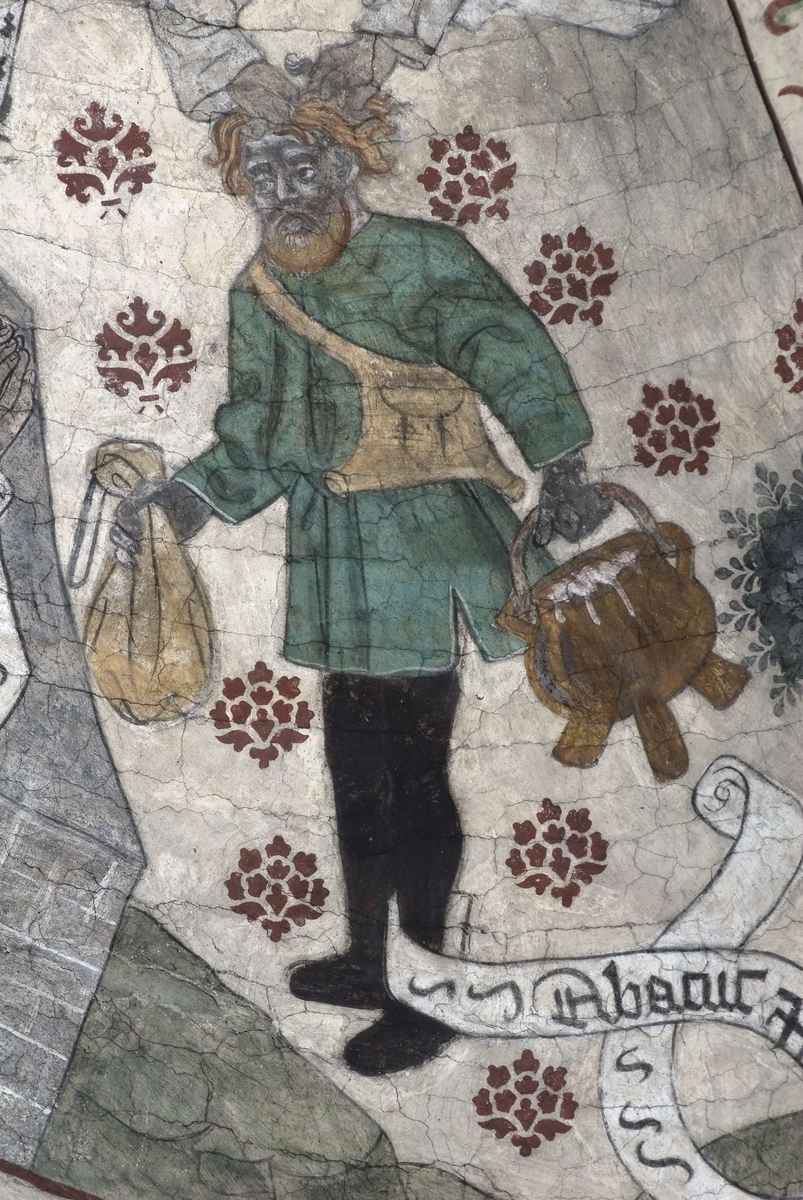 Bengt Backlund, Lime painting in Täby Church, Uppland 2009