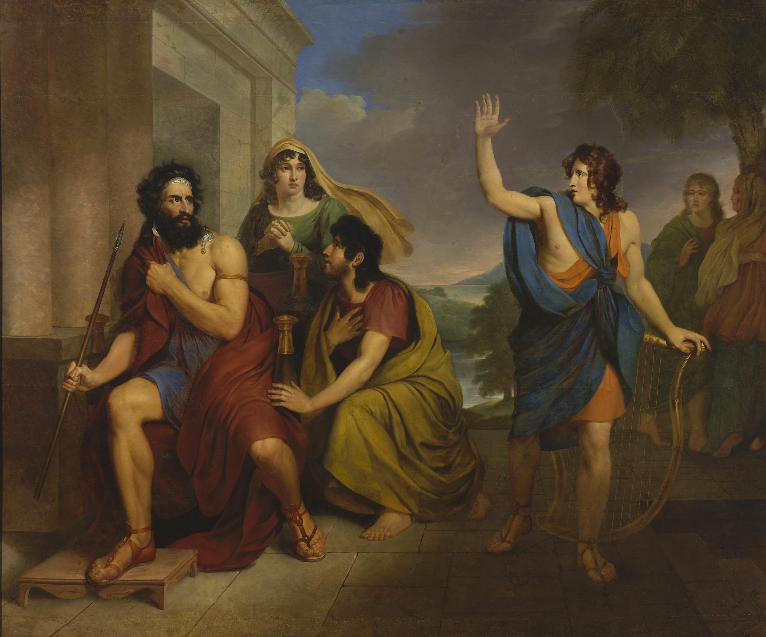 Antoni Brodowski, Saul’s anger at David