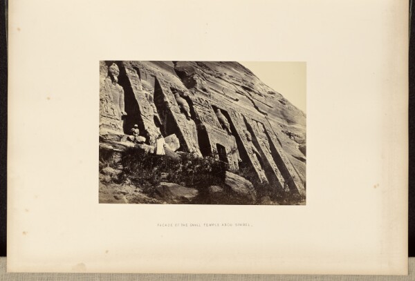 Francis Frith, Facade of the Small Temple Abou Simbel