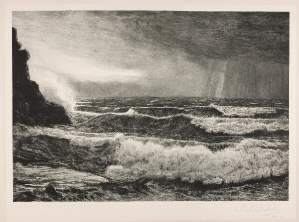 John Lübschitz, Brænding ved Bornholm