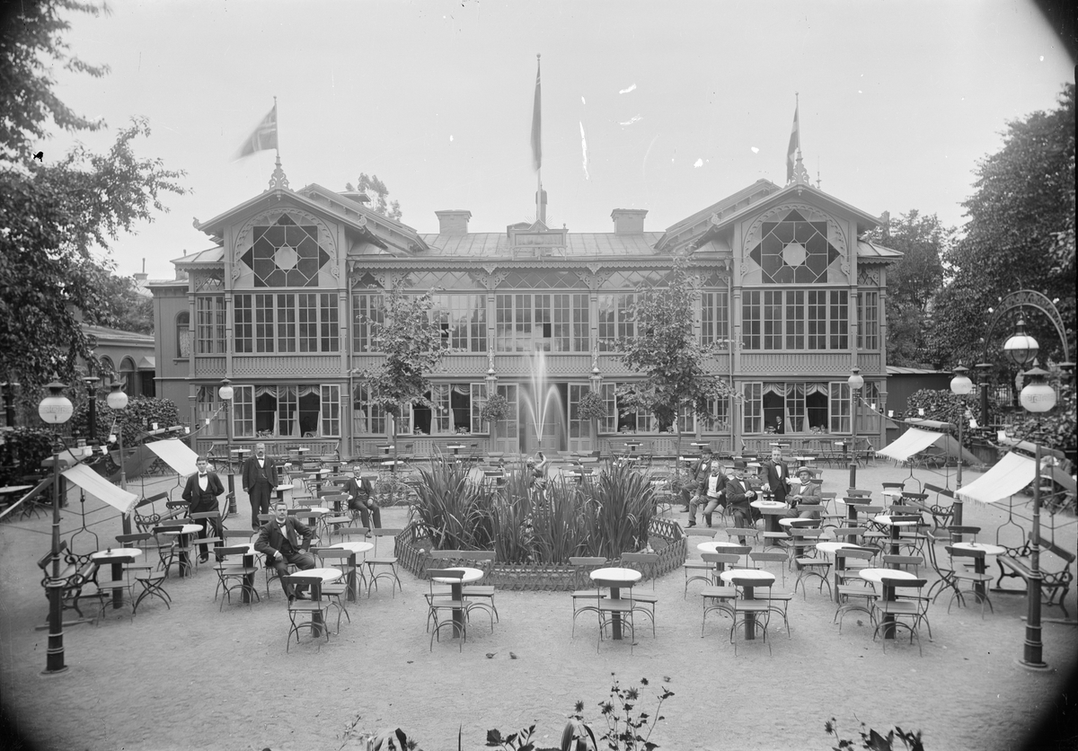 Henri Osti's Fotografiateliér, Restaurang Rullan, Kungsgatan 44, Uppsala 1890-tal