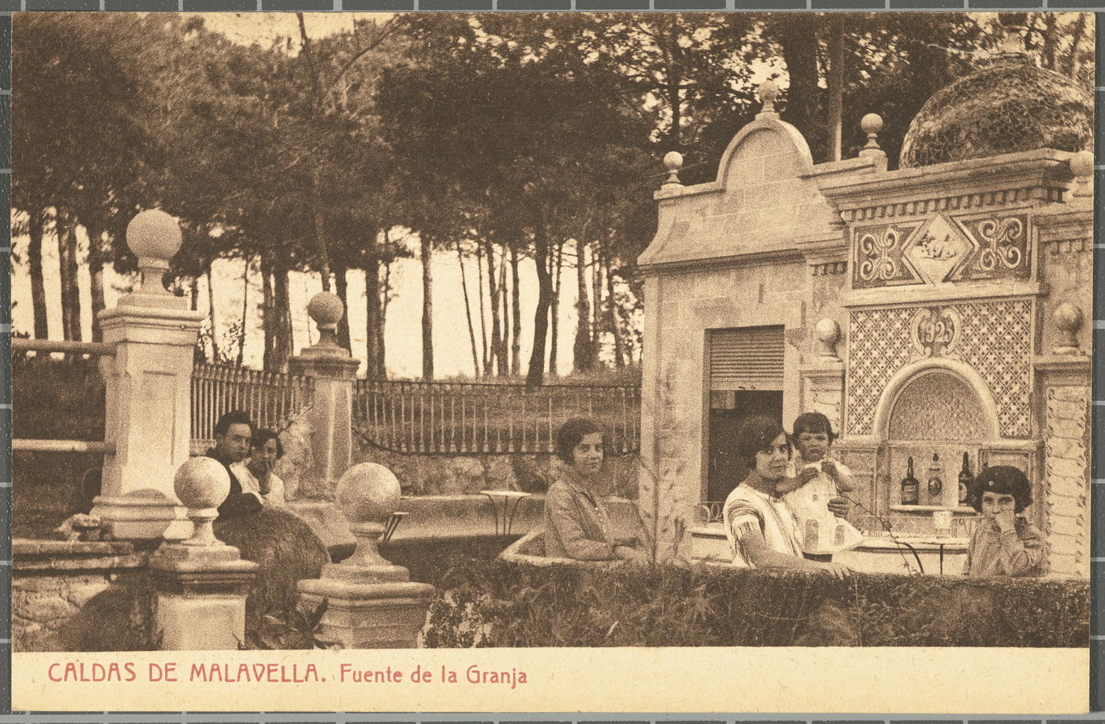 Josep Thomas Bigas, MALAVELLA CALDAS. Farm Fountain